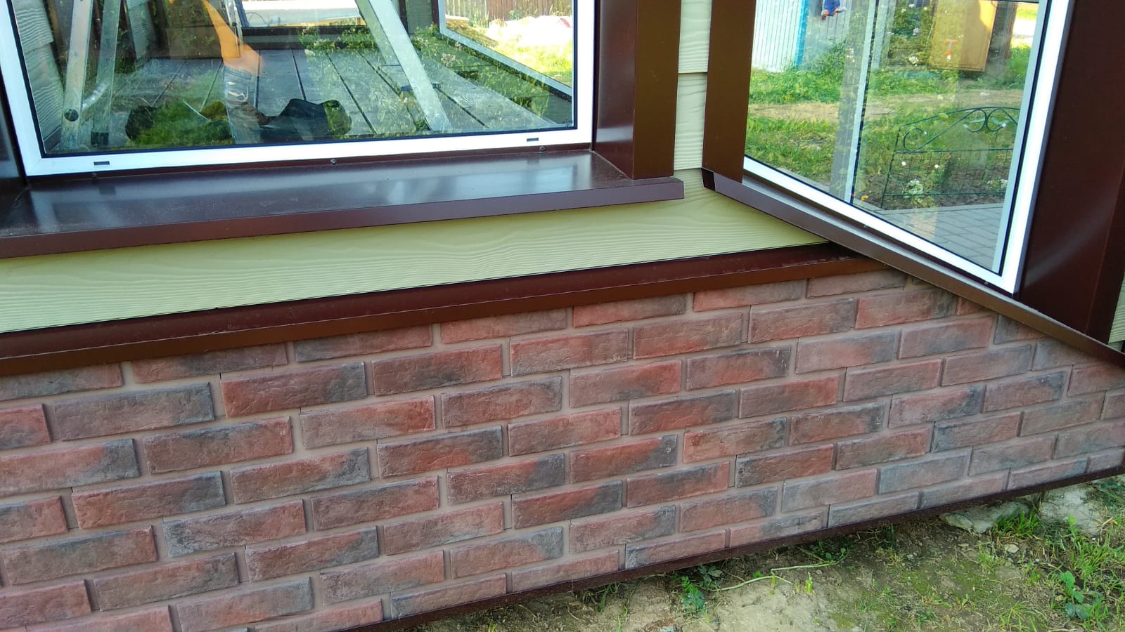 Отделка цоколя