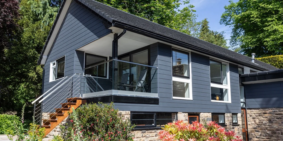 Отделка дома фиброцементным сайдингом под ключ